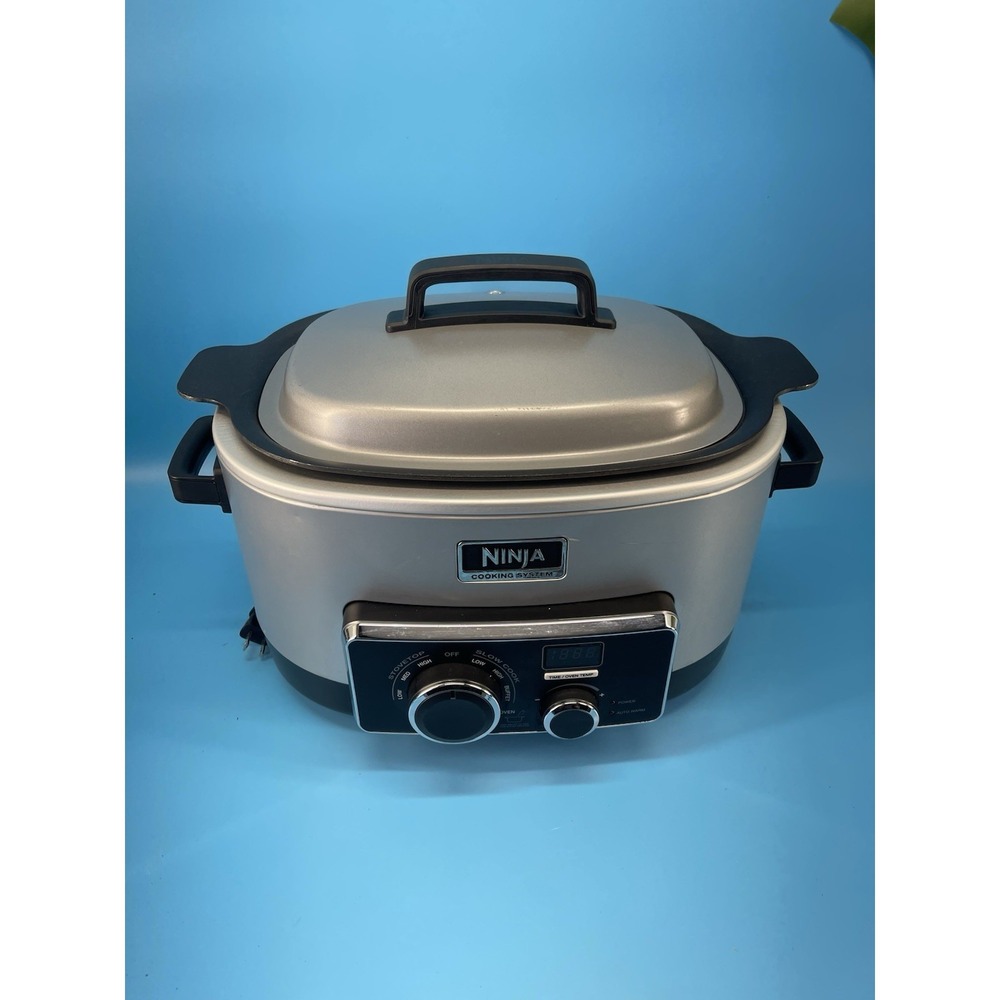Ninja Cooking‎ System Multi Cooker w/ Lid & Rack Open Box